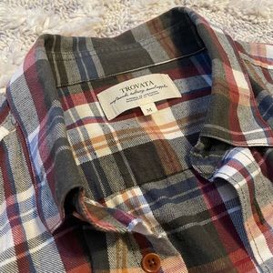 Men’s long sleeve slim fit Trovata button up